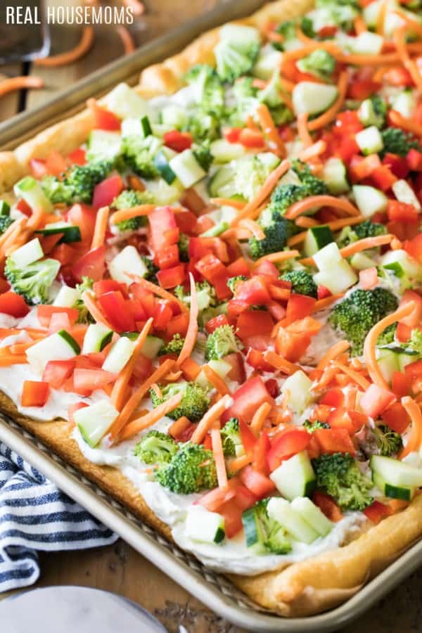 Easy Veggie Pizza Real House Moms