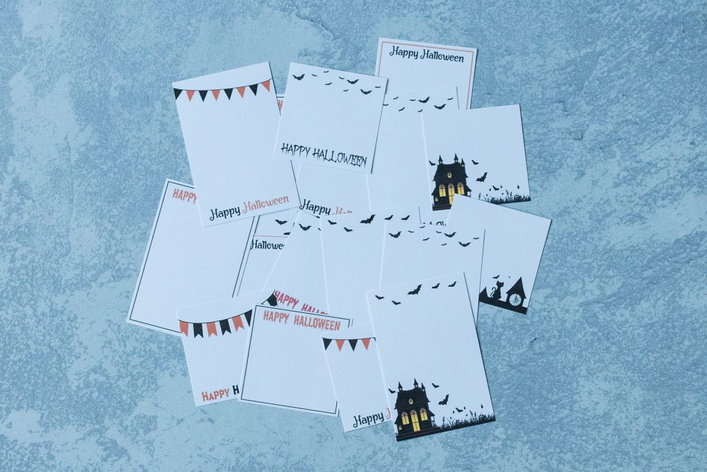 Free Printable Halloween Earring Cards Instructions