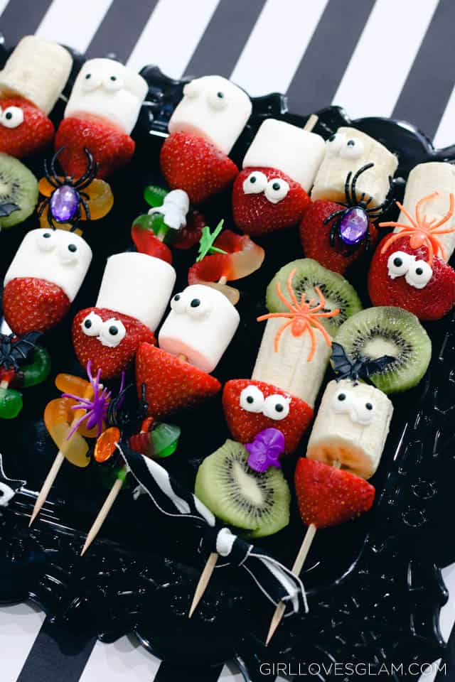 Halloween Fruit Skewers Girl Loves Glam