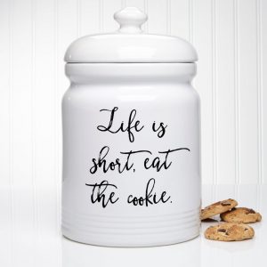 Kitchen Expressions Personalized Cookie Jar PersonalizationMall