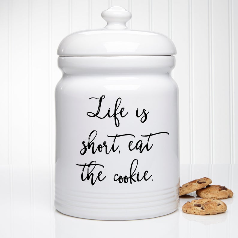 Kitchen Expressions Personalized Cookie Jar PersonalizationMall