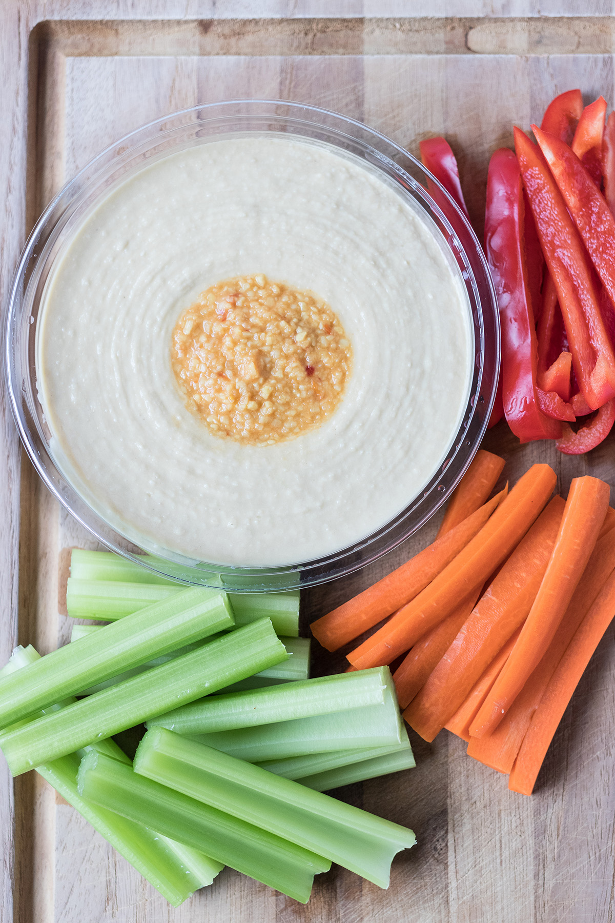 Raw Veggies and Hummus