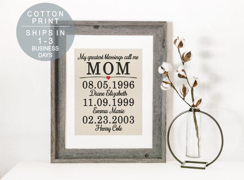 My Greatest Blessings Call Me Mom Sign nestNbranch on Etsy