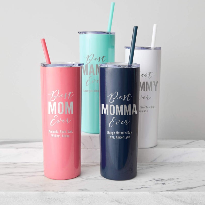 Personalized Best Mom Ever Tumbler LifetimeCreations