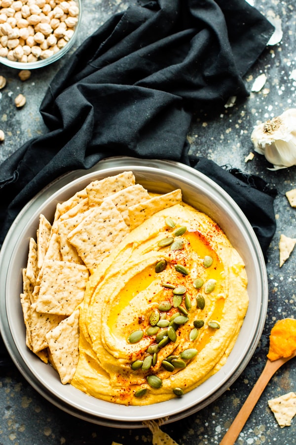 Savory Pumpkin Hummus Evolving Table