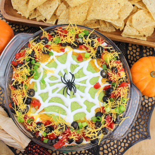 Spider Web Taco Dip Palatable Pastime