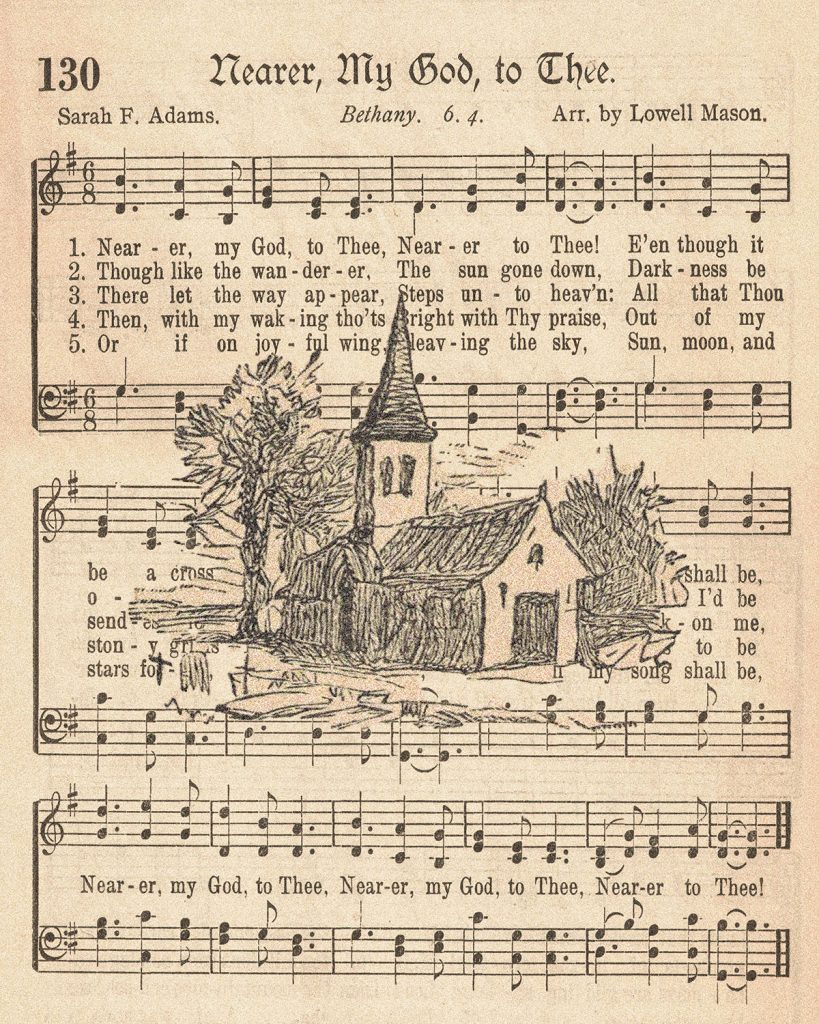 The American Hymnal Nearer My God to Thee with Church