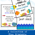 A Collection of Free Printable Swim Teacher Thank You Cards