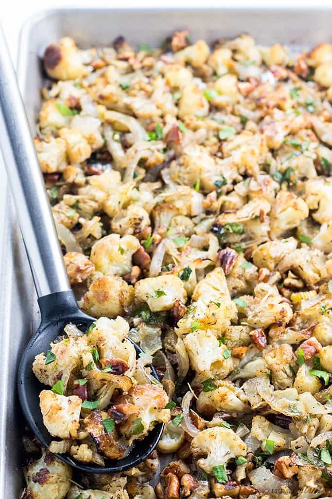 Cauliflower Stuffing Wholesome Yum