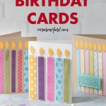 DIY Easy Candle Birthday Cards