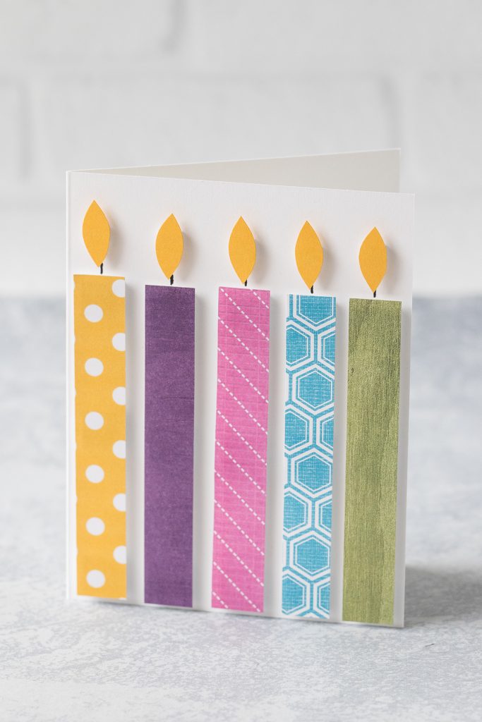 DIY Easy Candle Birthday Cards