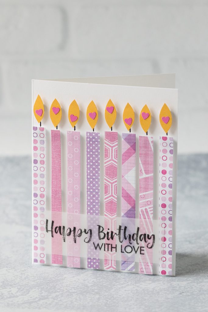 DIY Easy Candle Birthday Cards