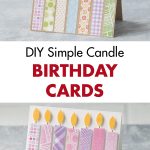 DIY Simple Candle Birthday Cards