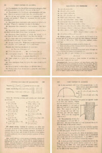 First Course in Algebra