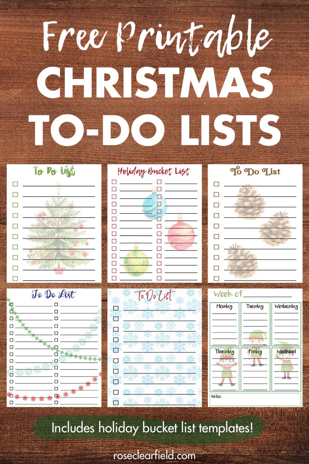 Free Printable Holiday To Do Lists - Free Printable Holiday To Do Lists 3 1024x1536