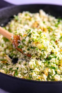 Garlic Herb Cauliflower Rice Inspired Taste