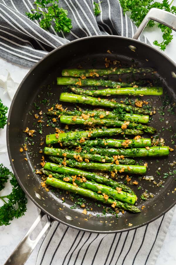 Garlic Sauteed Asparagus Recipe The Life Jolie