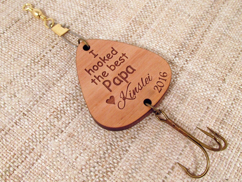 Personalized Fishing Lure memoriesforlifesb on Etsy