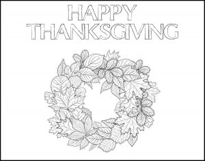 Thanksgiving Wreath Placemat