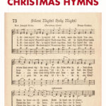 A Set of 24 Free Printable Vintage Christmas Hymns