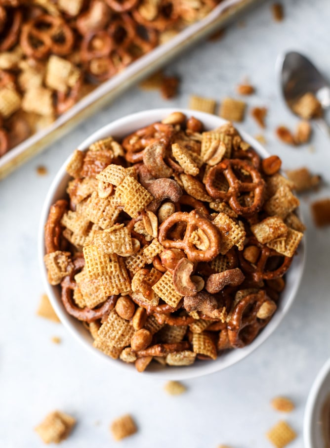 Chipotle Caramel Chex Mix How Sweet Eats