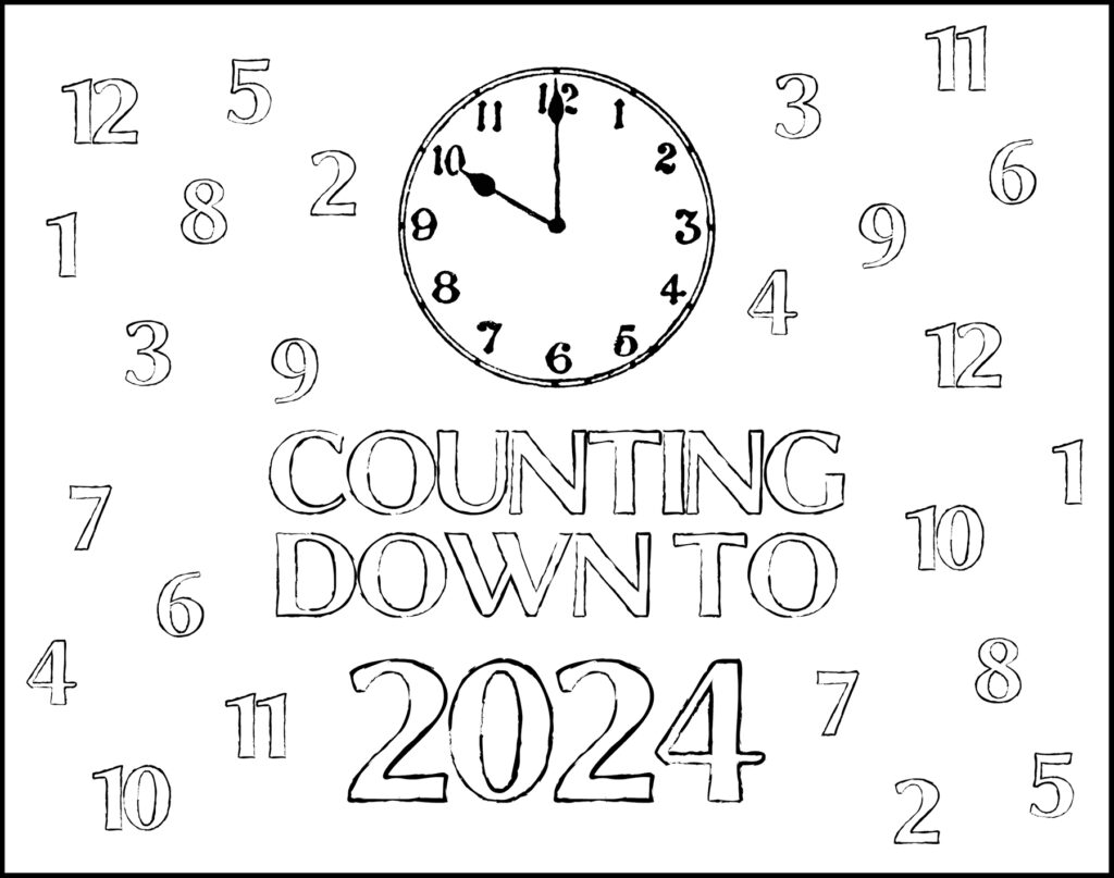 Counting Down to 2024 Placemat