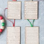 DIY Vintage Christmas Music Ornaments