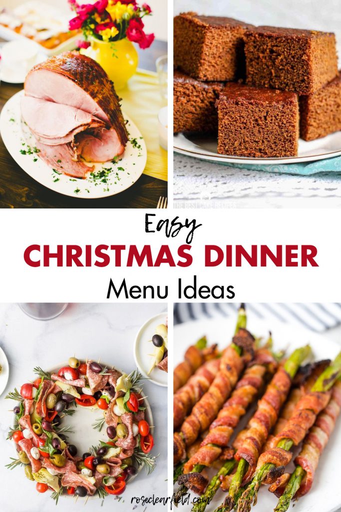Easy Christmas Dinner Menu Ideas • Rose Clearfield Christmas Menu Idea