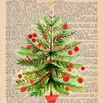 Free Christmas Dictionary Page Printable Christmas Tree Preview