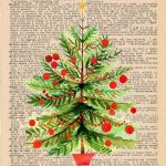 Free Christmas Dictionary Page Printable Christmas Tree Preview