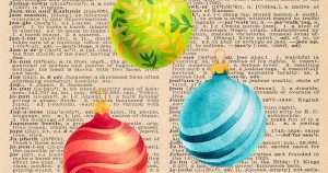 Free Christmas Dictionary Page Printable Ornaments