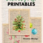 Free Christmas Dictionary Page Printables