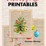 Free Christmas Dictionary Page Printables