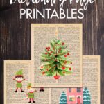 Free Holiday Dictionary Page Printables
