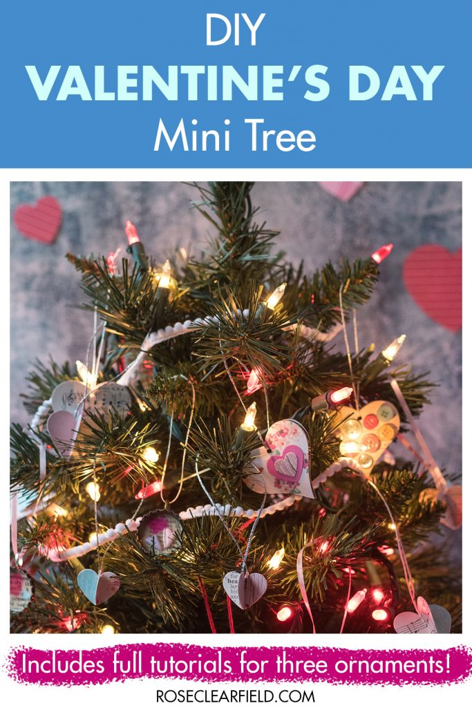 DIY Valentine's Day Mini Tree