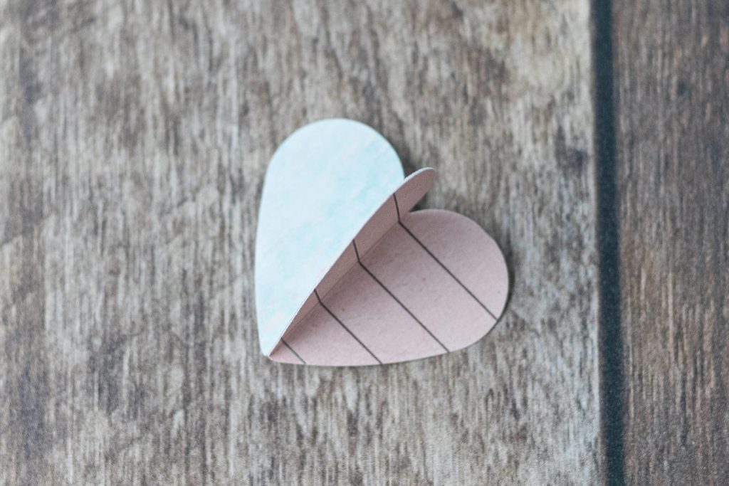 Valentine's Day Paper Heart Ornaments