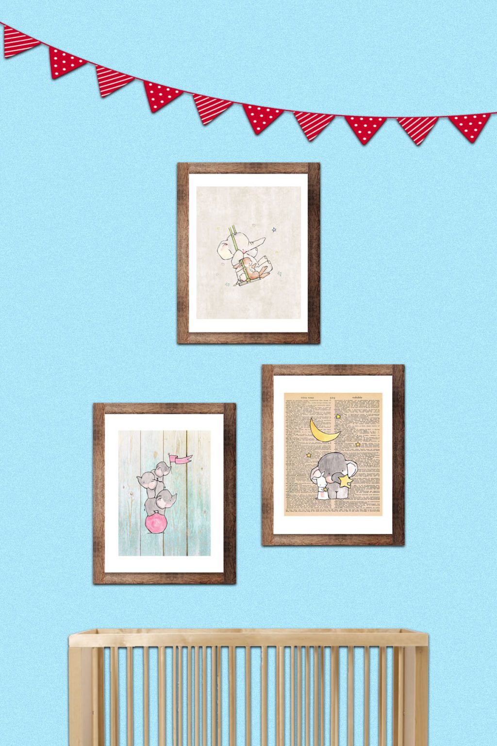 Free Printable Elephant Nursery Decor • Rose Clearfield