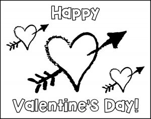 Hearts With Arrows Valentine's Day Placemat