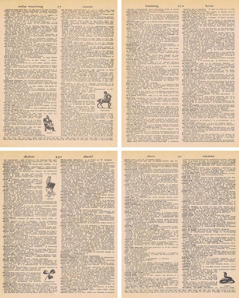 St. Patrick's Day Dictionary Pages Collage