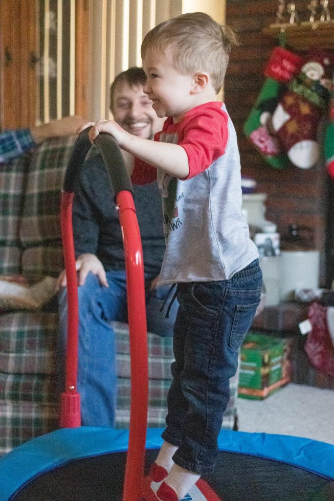 Tommy on the Trampoline December 2019