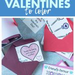 10 Free Printable Valentines to Color