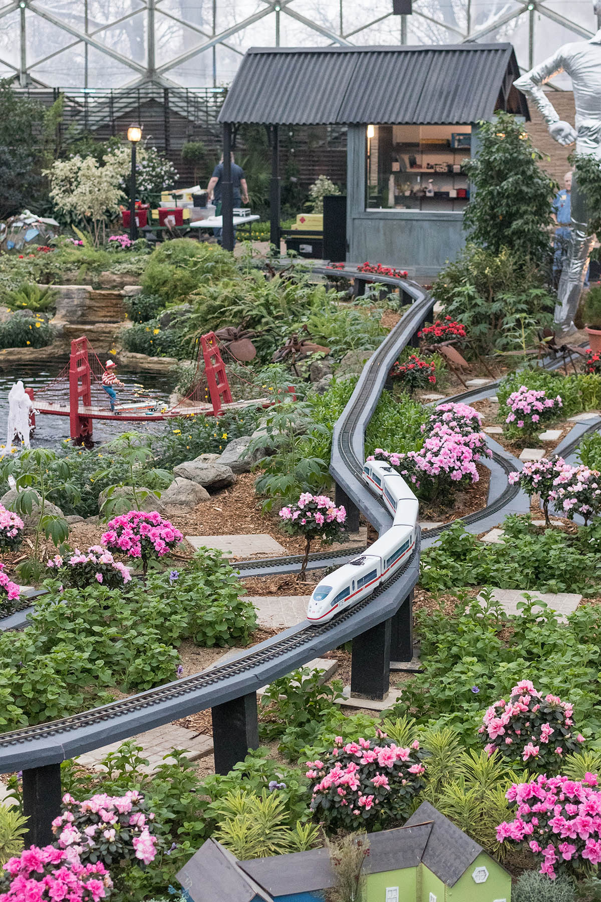 Attack of the Giant Monsters 2 Train Show at the Domes Rose Clearfield