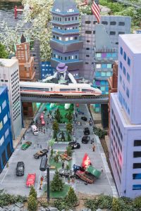 Attack of the Giant Monsters Domes Train Show