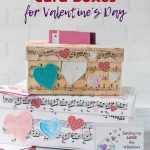 DIY Sheet Music Card Boxes for Valentine's Day