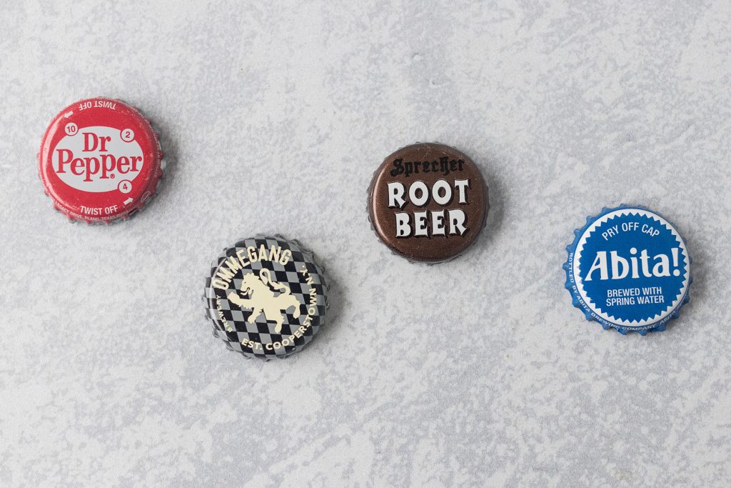 Old Metal Bottle Caps for Crafting