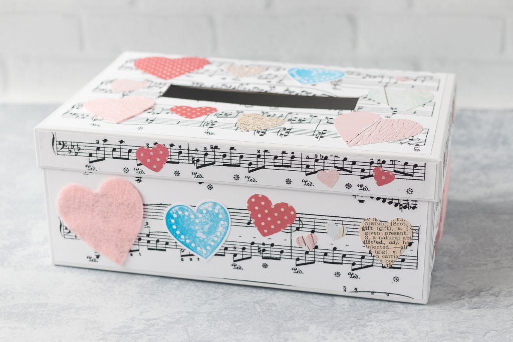 DIY Sheet Music Valentine's Day Box