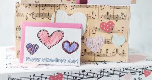 DIY Sheet Music Valentine's Day Box