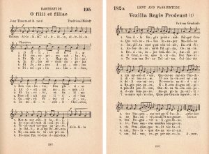 Easter Latin Hymns Collage