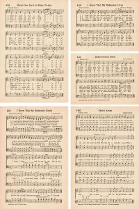 Favorite Hymns Easter Hymns Collage