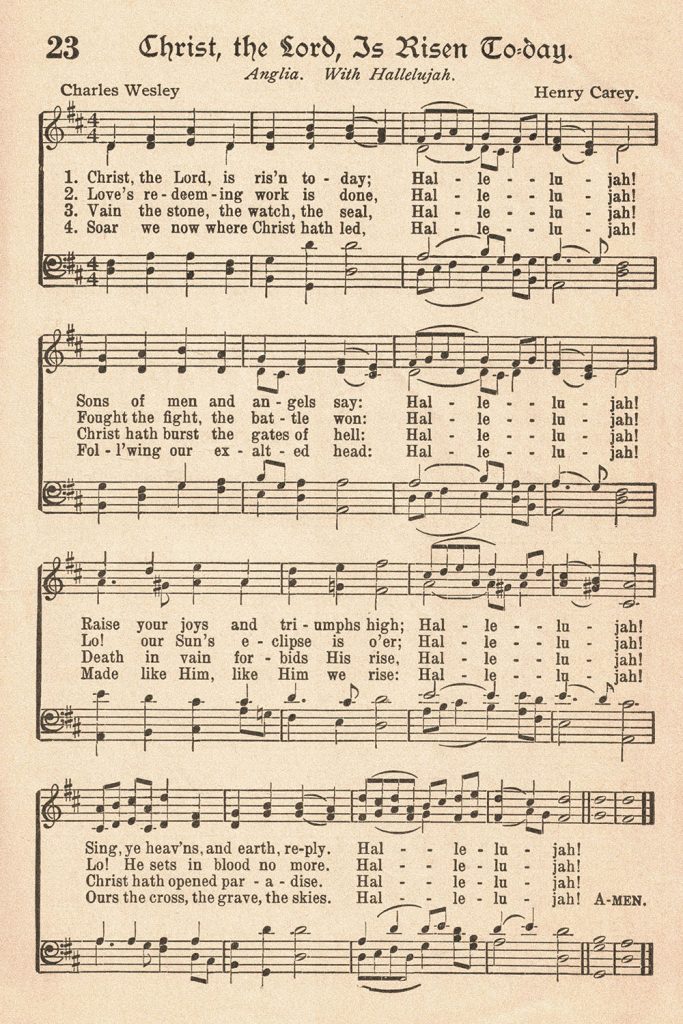 The American Hymnal Christ the Lord is Risen Today